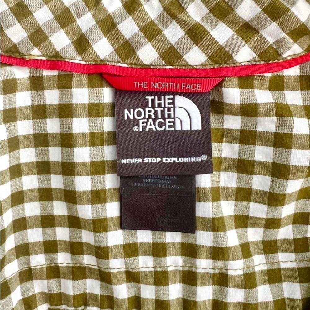 The North Face Men's Green Checkered Shirt Button Down Size Small - Picture 10 of 10